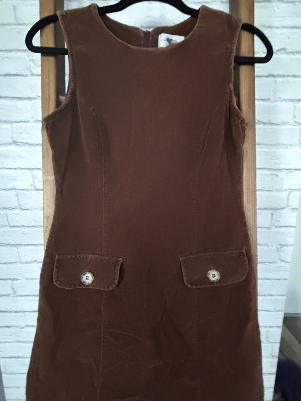 Heart Soul Brown Sleeveless Mini Shift Dress
